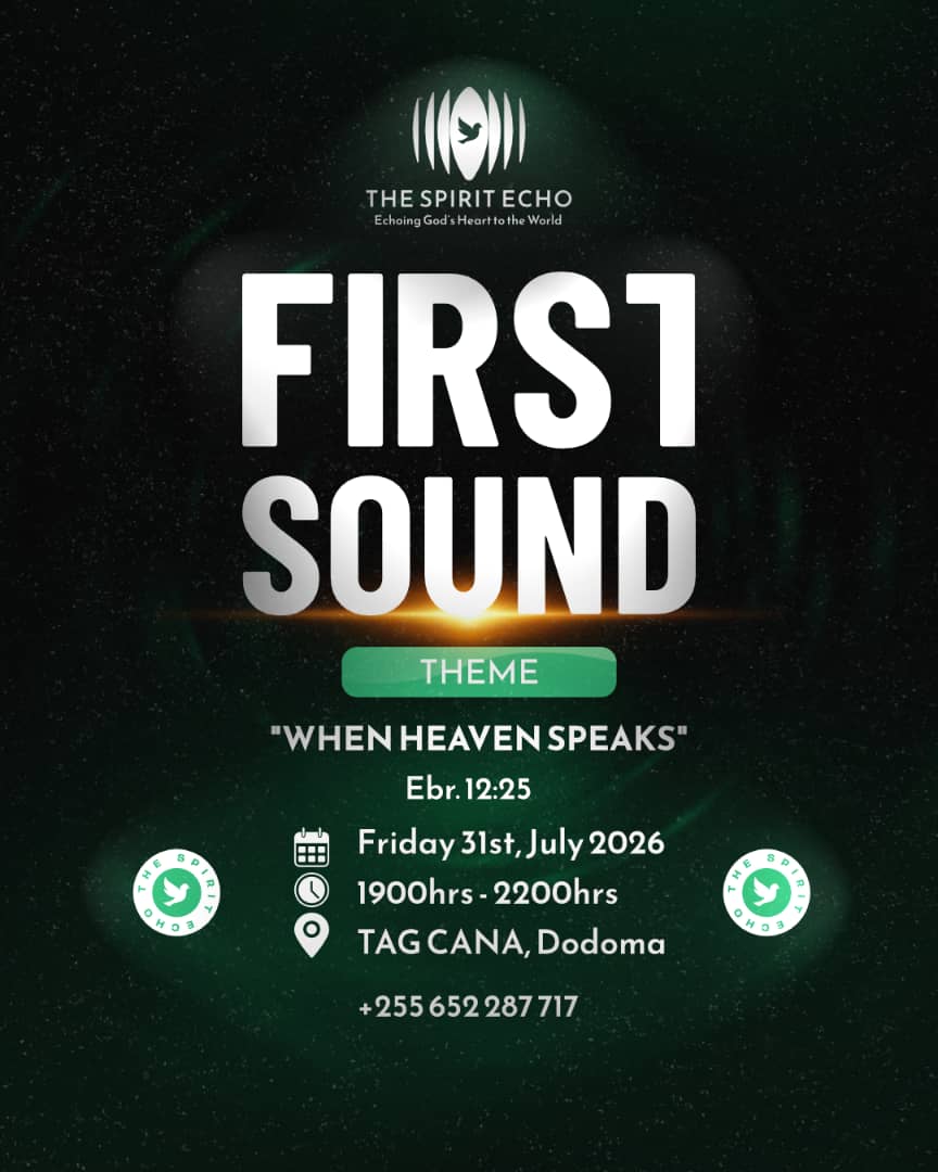 First Sound event poster — “When Heaven Speaks”